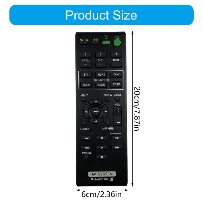 High Sensitivity Remote Control RM-ANP109 Remote Controller Replacement For Home Theater System