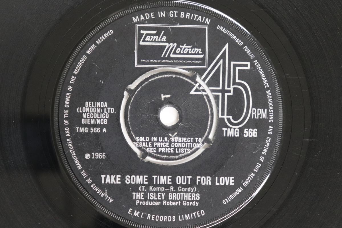 

7-дюймовая пластинка ISLEY BROTHERS - Take Some Time Out For Love / Who C TMG566 TAMLA MOTOWN 1966 UK Соул/Фанк Б/У