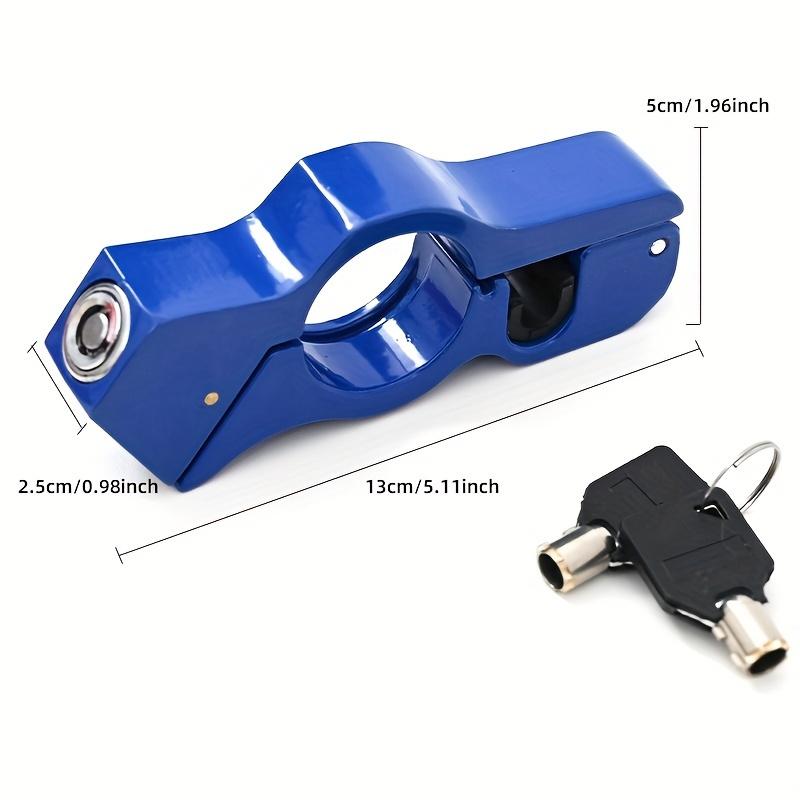 Sicheres Lenkerschloss aus Aluminiumlegierung für Elektrofahrräder, Motorräder und Roller - Diebstahlschutz, polierte Oberfläche