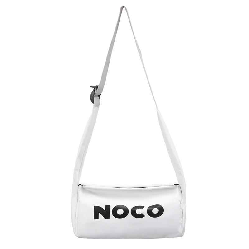 

2024 new men s and women s fashion and leisure single shoulder street trend mailman large-capacity cross-bag белый