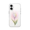 Etui Do Iphone 16 Przeźroczyste, Silikonowe Flexi, Kwiaty, Tulipan