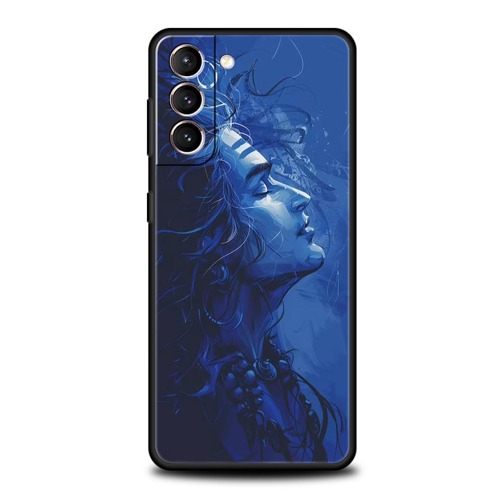 Lord Shiva Dio Indù Buddha India Custodia per Telefono Per Samsung Galaxy S25 S24 S23 S22 Ultra S20 S21 FE 5G S10 S9 Plus S10E Cover in TPU