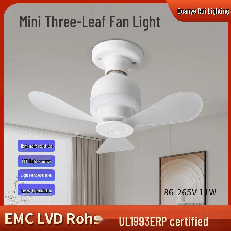 E27 Energy-Saving LED Ceiling Fan Light for Bedroom, Dining Room & Kitchen