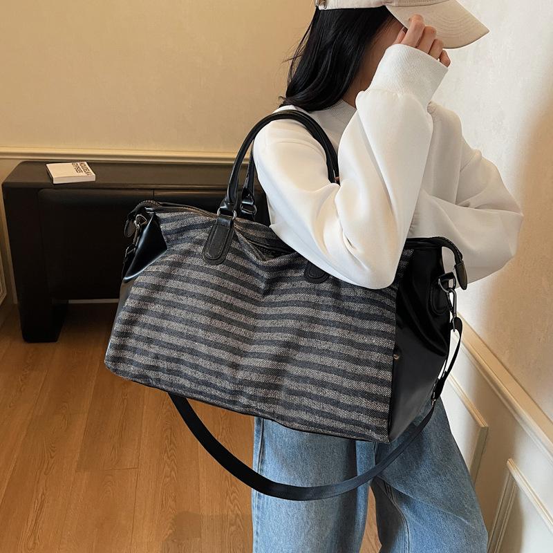 Women's Travel Bag Large Capacity Lightweight Duffel Bag Oxford Cloth Handbag