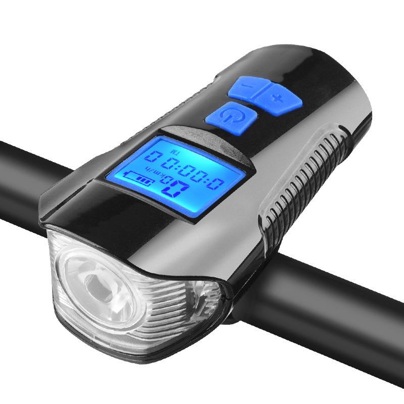 Compteur de Vélo Intelligent & Lumière Rechargeables par USB - Accessoire pour VTT