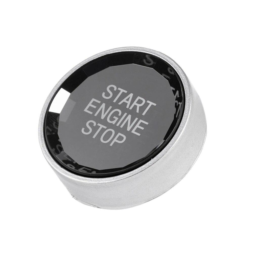 

Кнопки переключения двигателя в хрустальном стиле, чехол для Mercedes Benz AB CLA GLA GLB Class W177 W247 C118 X247 + серебряный