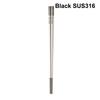 1 Pair Chinese Chopsticks 304/316Stainless Steel Non-Slip Sushi Chopstick Korean Japanese Food Metal Sticks Kitchen Tableware