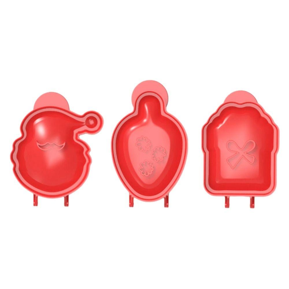 3pcs/Set Gift Box Hazelnuts Baking Pie Molds Plastic Dough Press Mold Tool Kitchen