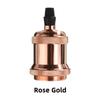 E26/E27 Electroplated Die-cast Metal Edison Retro Aluminum Lamp Holder Base