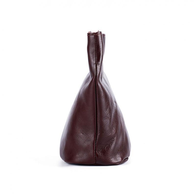 Fashionable Retro Style Genuine Leather Bucket Bag Women Full Tree Cream Vegetable Tanned Cowhide Handbag Crossbody