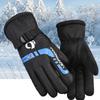 Autumn and winter skiing warm gloves, thickened anti slip and windproof velvet motorcycle outdoor riding men's gloves