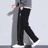 Men's Fleece-Lined Wide-Leg Sweatpants, Winter Sports Casual Pants for Spring/Autumn 2025