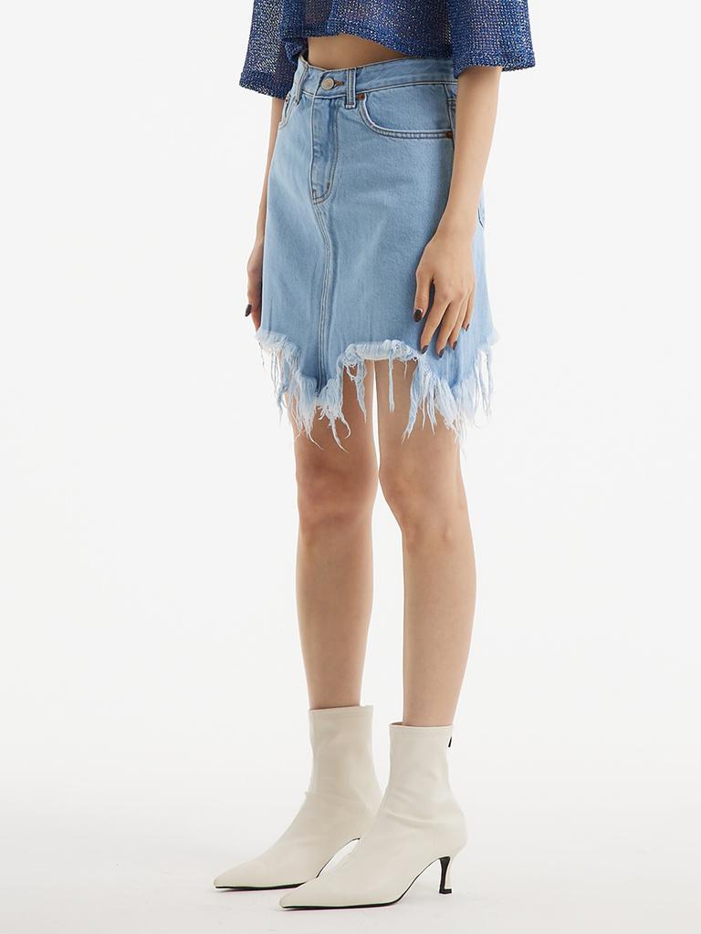 UNKNOWN PLANET Up-395 Ice Denim Skirt