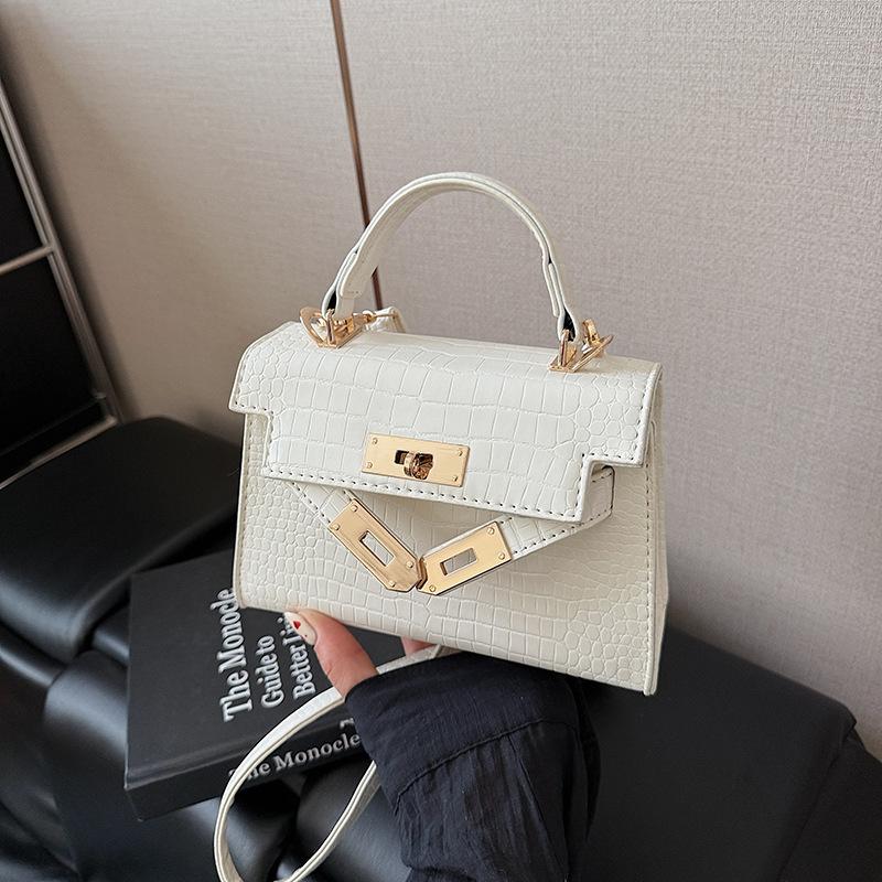 High-end Bag Women's New Fashion Versatile Portable Women Niche Design Shoulder Crossbody Small Square Bag
