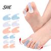 Foot Pain Relief Spacer 2PCS Gel Toe Separator, Soft Flared Spreader Straightener, Ultra-Thin Non-Slip A-shaped Separator Comfortable Bunion