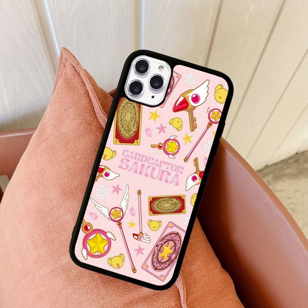 Anime C-CardcaptorS S-Sakura Phone Case For IPhone 17 Pro 16 Plus 16 Pro Max 15 14 13 12 11 PC+TPU Back Cover