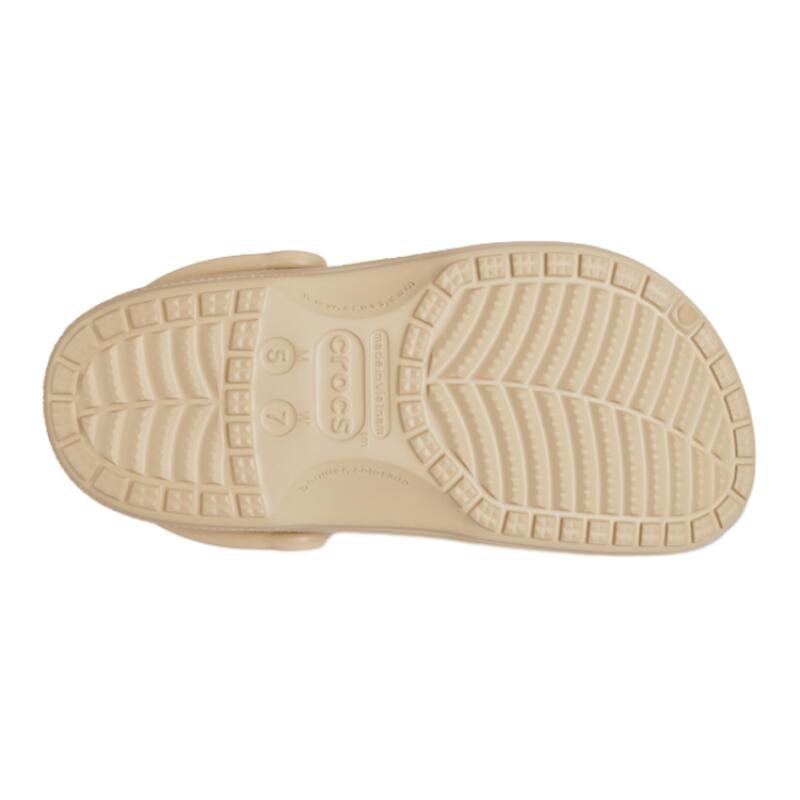 Crocs Baya Simple and Fashionable Comfortable and Versatile Hole Shoes Same for Men and Women Brown
