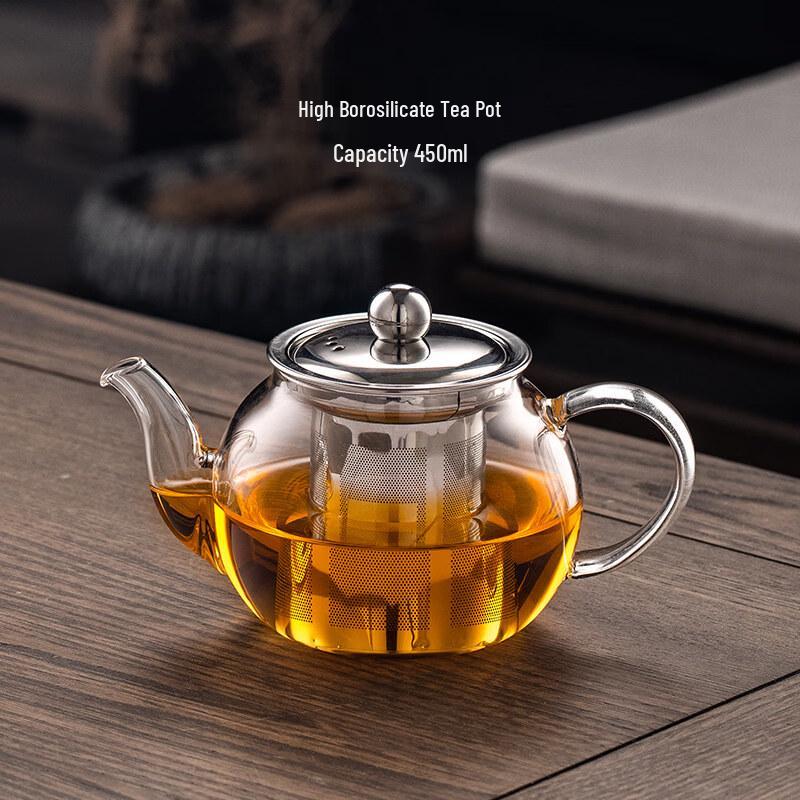 ZISIZ Thickened Heat-Resistant Glass Teapot