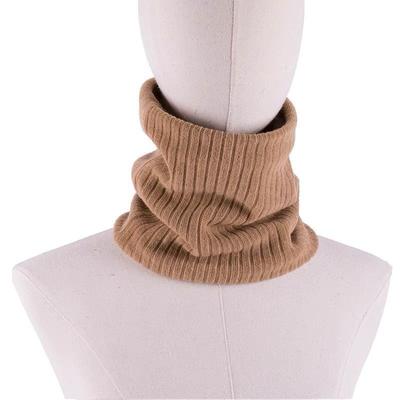 Winter Padded Warm Knitted Scarf Solid Color Simple Windproof Scarf