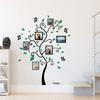 Creative Tree Wall Sticker Removable Self-Adhesive Happy Photo Frame Decor for Bedroom Living Room Home Background