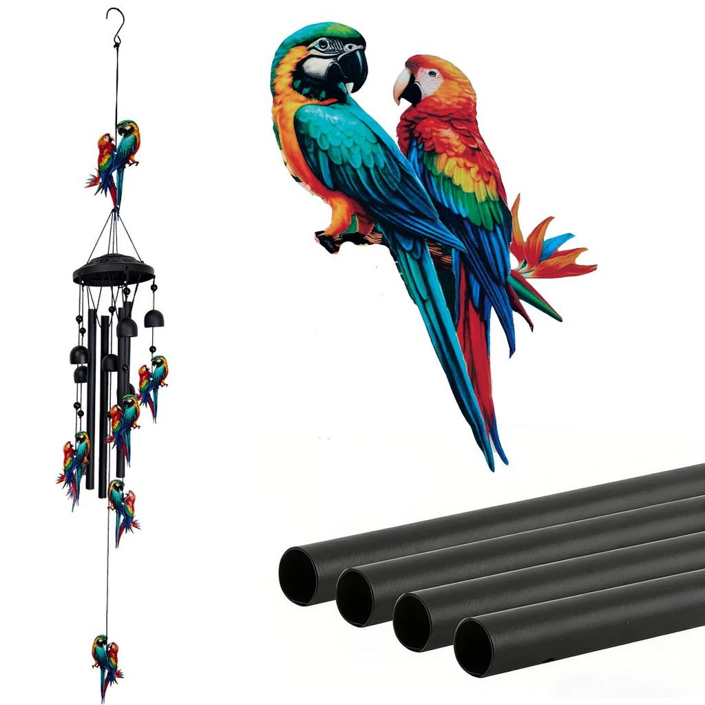Outdoor Hanging Ornament Half Handicraft Metal Hanging Decoration Animal Wind Chimes Three Dimensional For Home Decoration