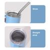 2oz Mini Spirits Glass Stainless Steel Straw Insulation Cup Portable Small Wine Cup Party Cup Straw Cup