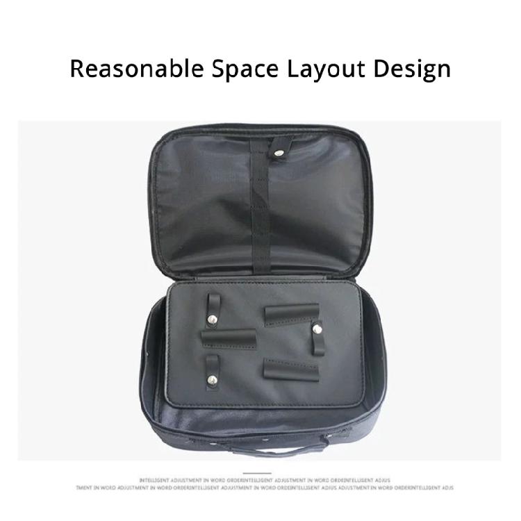 Hairdressing Storage Bag With Comfortable Grip Portable Hairdresser Carrying Case Polyester Hair Tool Box for Salon Use
