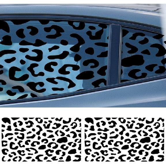 2PCS Car Rear Quarter Window American Flag Sticker Decal, Waterproof Vinyl Matte Auto Side Window Sticker With Tallation Tools, USA Flag Print Car