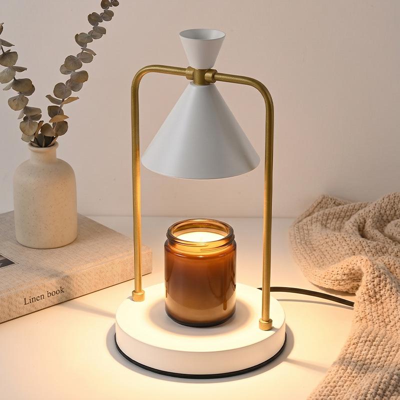 Vintage Style Retro Wax Melt Lamp - Luxury Bedside & Desk Decor, High-End Aromatherapy Light