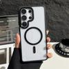 Luxury Cystal Clear Magnetic Phone Case For Samsung S26 S25 S24 Plus Ultra For Magsafe Wireless Charging Shockproof Back Cover