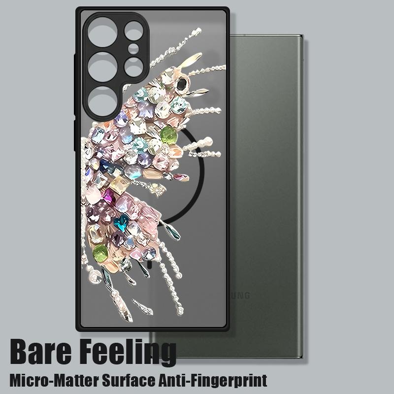 Fantastic Butterfly Print Case For Samsung Galaxy S26 Ultra S25 FE S24 S23 S22 Plus S21 FE Magnetic Slim Hybrid TPU+PC Matte Phone Cover