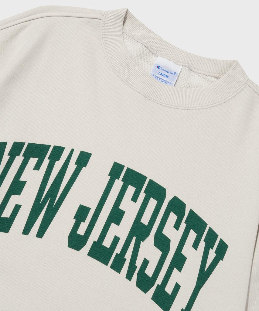 CHAMPION New Jersey Cvc Crewneck Sweatshirt Beige