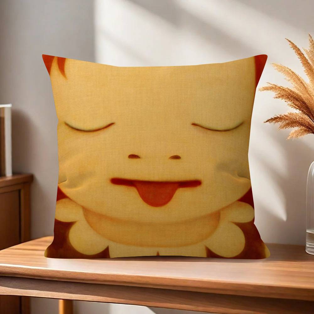 Art YYoshitomos cool Nara pillow cover sofa cushion cover home room decoration children gift