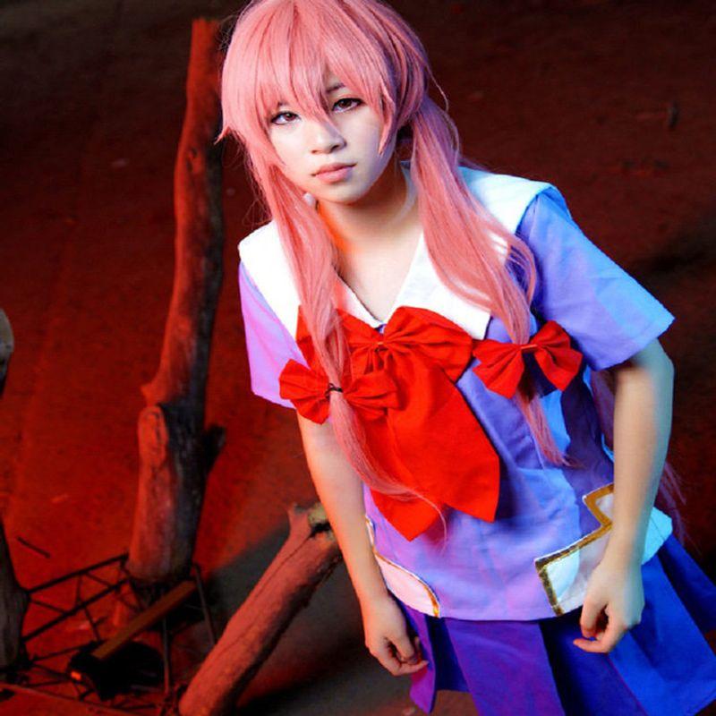 Future Diary My Wife Yuno Cosplay Anime Costume Summer School Uniform Dance