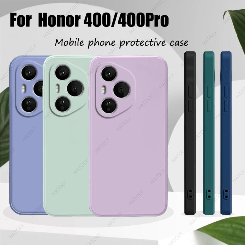 For Honor 400 Pro Case For Honor 400 Pro Cover al TPU Shockproof Liquid Silicone Protective Phone Cover Honor 400