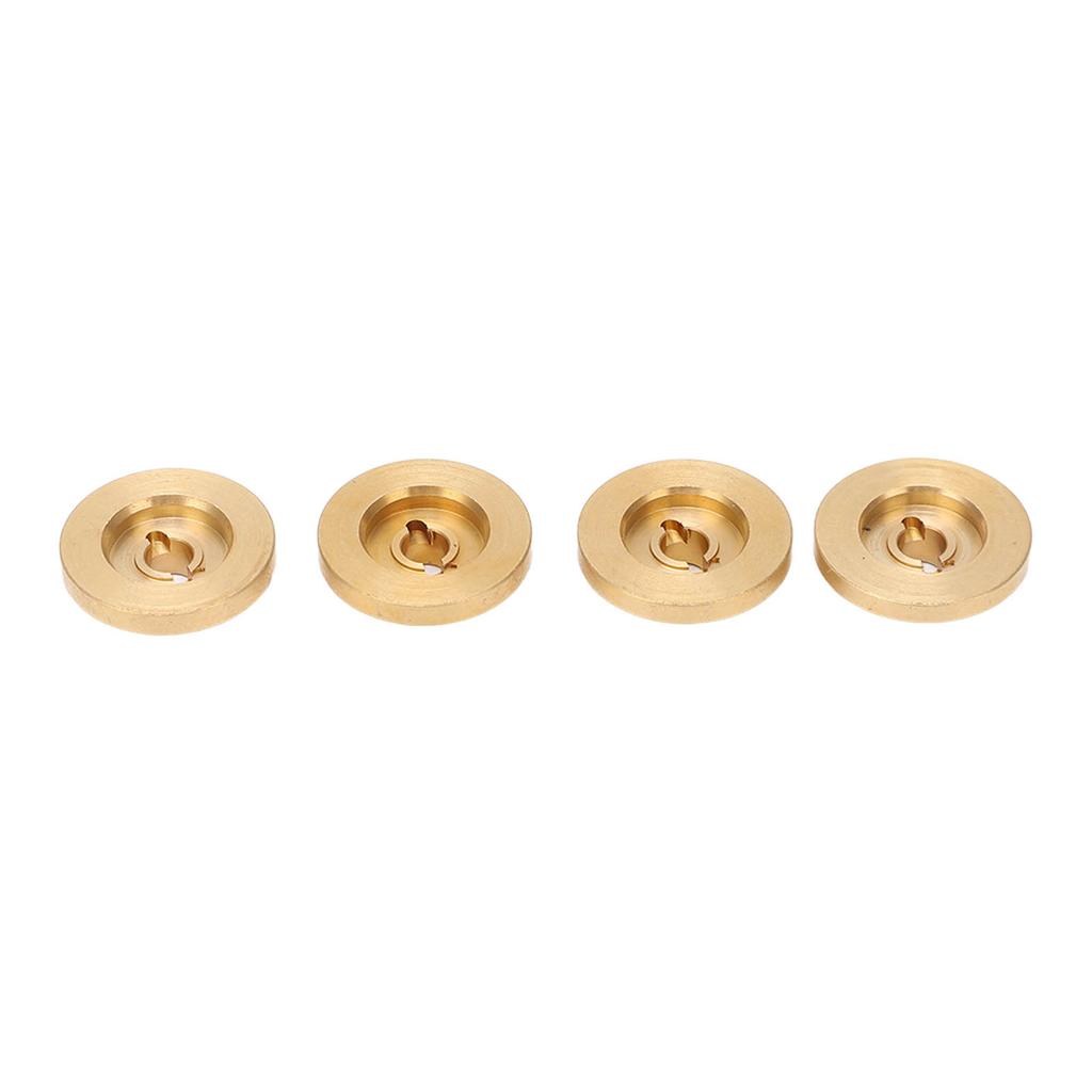 RC Car Combiner Brass 18mm Dia 6mm Thick Wear Resistance Rustproof Combiner for FMS FCX24 1/24 Crawler Gold