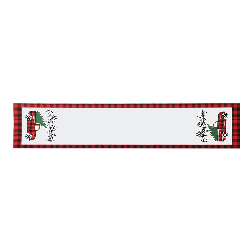 

Шикарная рождественская дорожка на стол, созданная для стильных обедов в самое чудесное время года