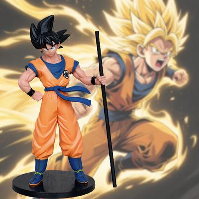 Dragon Ball Son Goku Super Saiyan Anime Figurka 22 cm Goku Akční figurka Model Dárky Sběratelské figurky pro děti