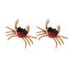 Creative Pink Crab Ear Stud Vintage Crab Claw Stud Earrings Trendy Crab Earrings  Girls