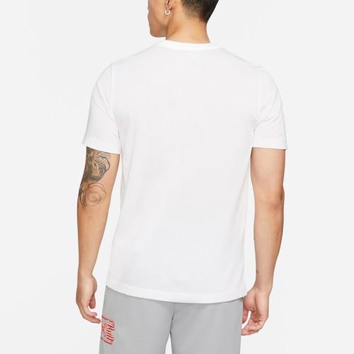 Nike Herren Retro Grafikprint Kurzarm-T-Shirt in Weiß