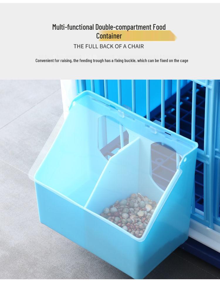 Waterproof Plastic Pigeon Nesting & Mating Cage with Shutters for Racing and Large Pigeons