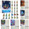 Christmas Countdown Calendar With Frog Acrylic Hanging Decorations For Holiday Room Decor