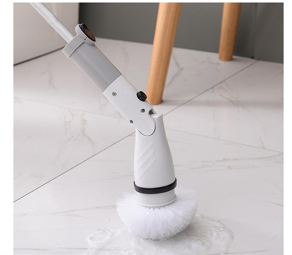 Digital Land Cleaning Brush Bathroom Cleaning Cordless Polisher Long Brush USB Rechargeable DL-230817