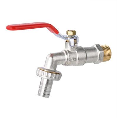 Basin Faucets  Water Tap 1/2' and 3/4' Brass Faucet Home Outdoor Garden Tool Basin Mixer Garden Faucet Adaptor