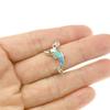 BreezyIsland Sterling Silver 925 Pendant [Opal Dolphin] A Lucky Charm That Brings Good Fortune with the Beautiful Sparkle of Opal.