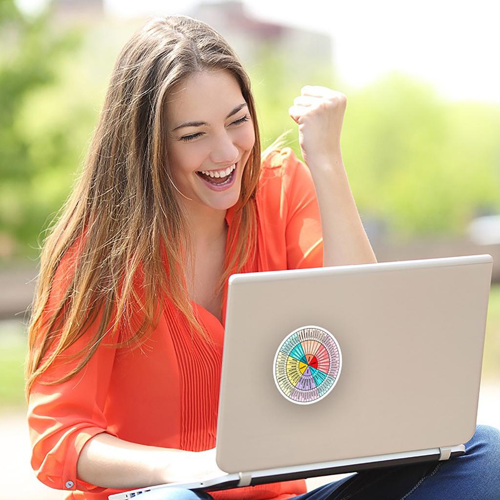 Feelings Wheel Magnet  Emotions Chart Feelings Chart Emotion Wheel Social Worker Stickers Mental Health Fridge Magnet School Counselor