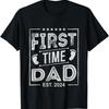 First Time Dad 2024 Promoted To Daddy For New T Shirt