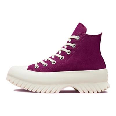 Chuck Taylor All Star Lugged 2.0 Versatile Trendy High Top Espadrilles Unisex Fuchsia