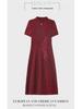 Elegant Short-Sleeve Cheongsam Dress for Stylish Mothers and Mother-in-Laws at Weddings
