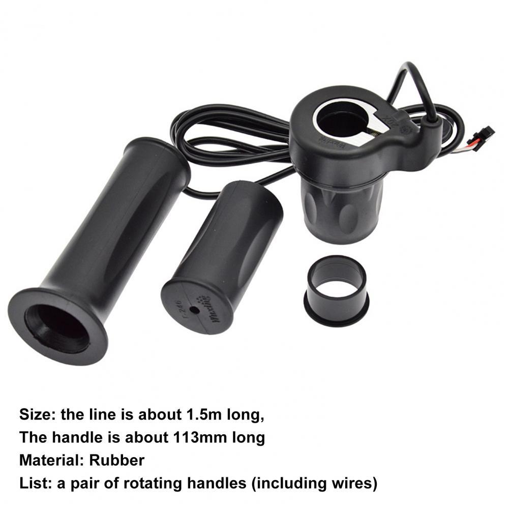 Electric Bike Speed Control Handlebar Universal Split Type Anti Slip Rubber Handle Cycling Handlebar